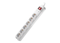 S-link SPG7-6-15 1.5m 900 Joule 6'li Akım Korumalı Beyaz Tam Bakır Priz - 1